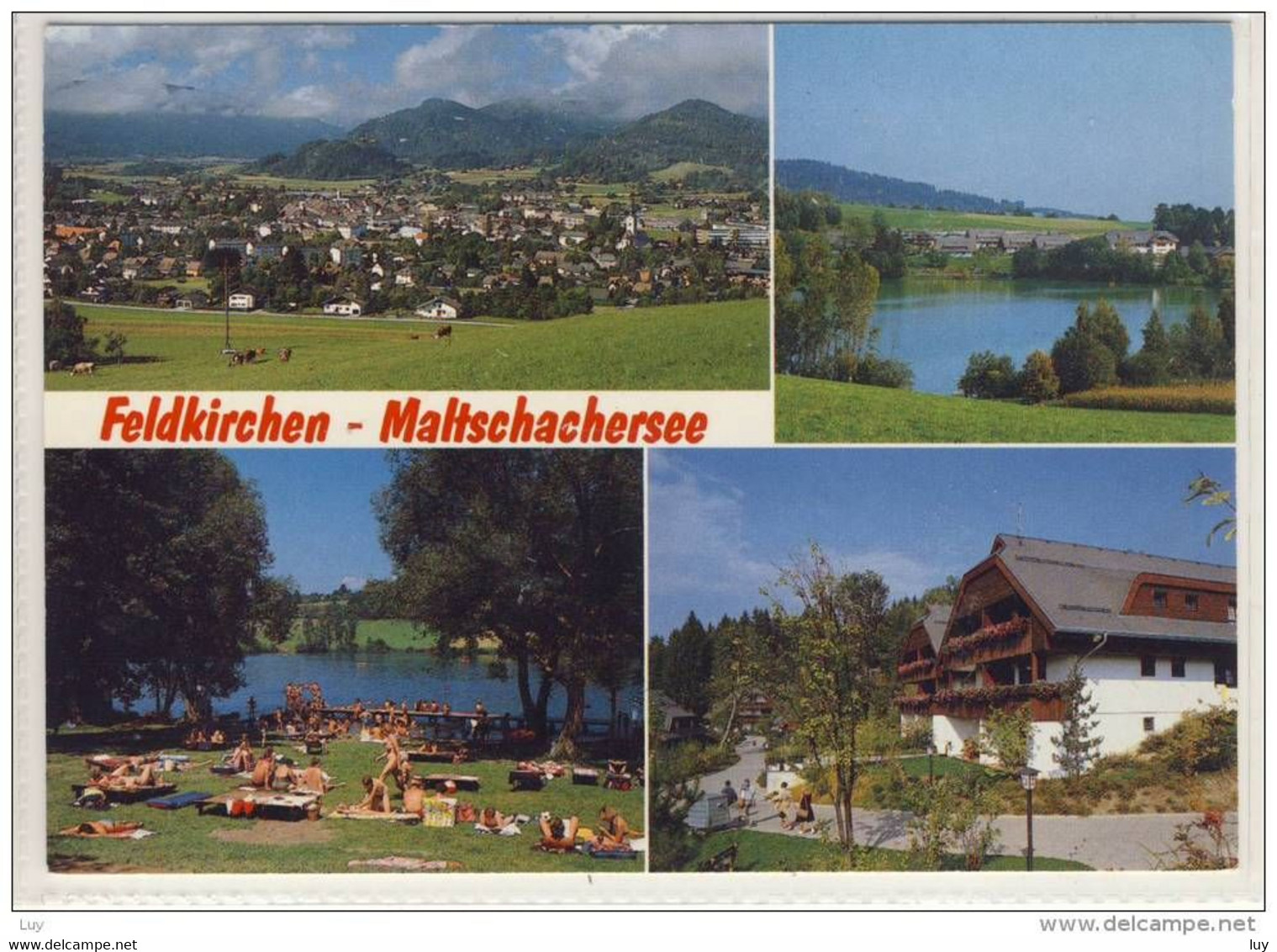 FELDIRCHEN - Maltschachersee -  Mehrbildkarte, VS Karte, Verlag Schilcher - Feldkirchen In Kärnten