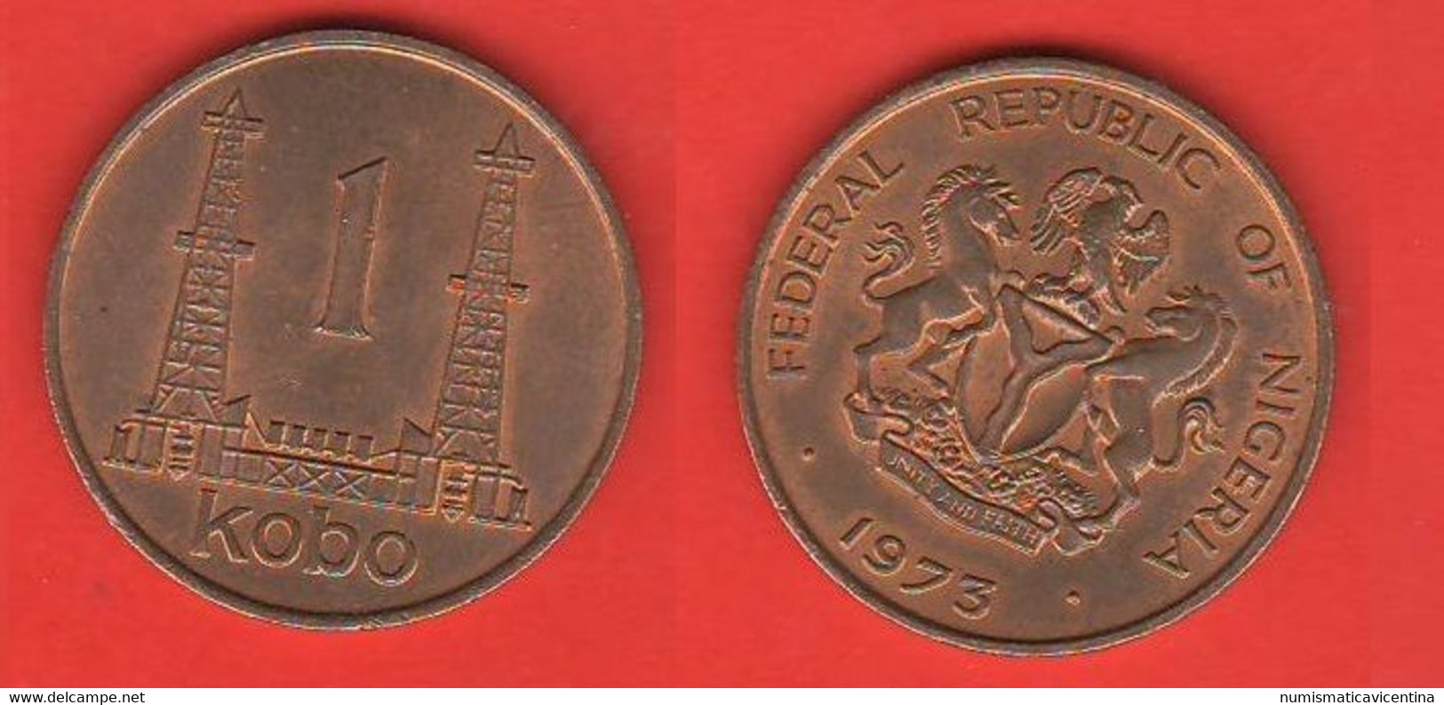 NIGERIA 1 Kobo 1973 - Nigeria