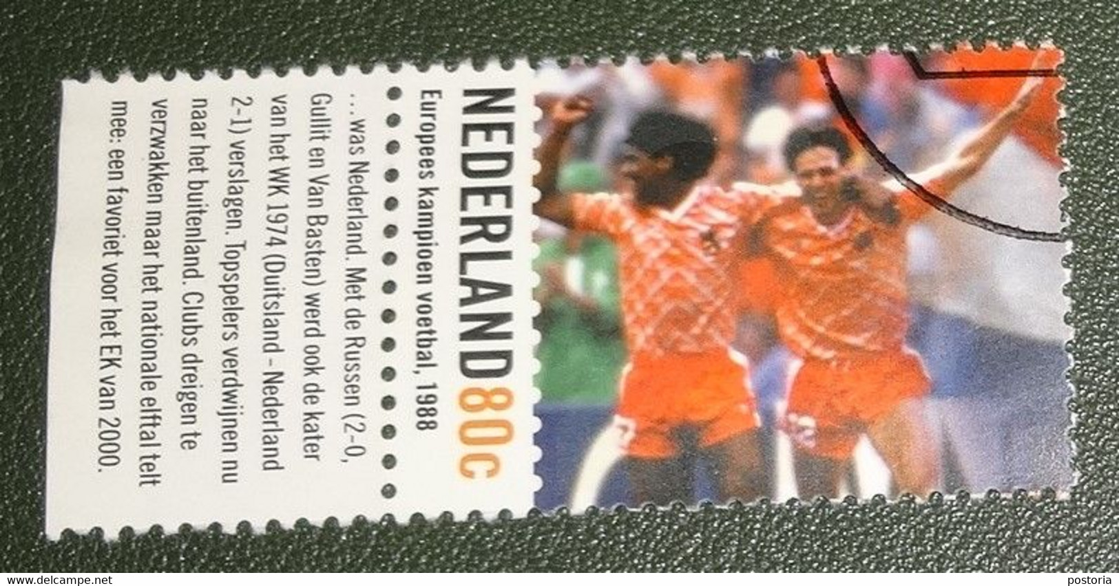 Nederland - NVPH - 1848 - 1999 - Gebruikt - Cancelled - Hoogtepunten 20e Eeuw - Europees Kampioen Voetbal - EK - Tab - Oblitérés