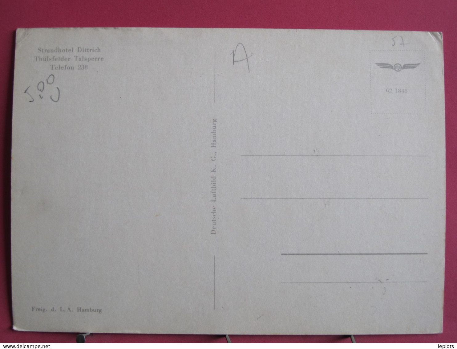 Visuel Très Peu Courant - Allemagne - Strandhotel Dittrich - Thülsfelder Talsperre - ( Garrel ) - R/verso - Cloppenburg