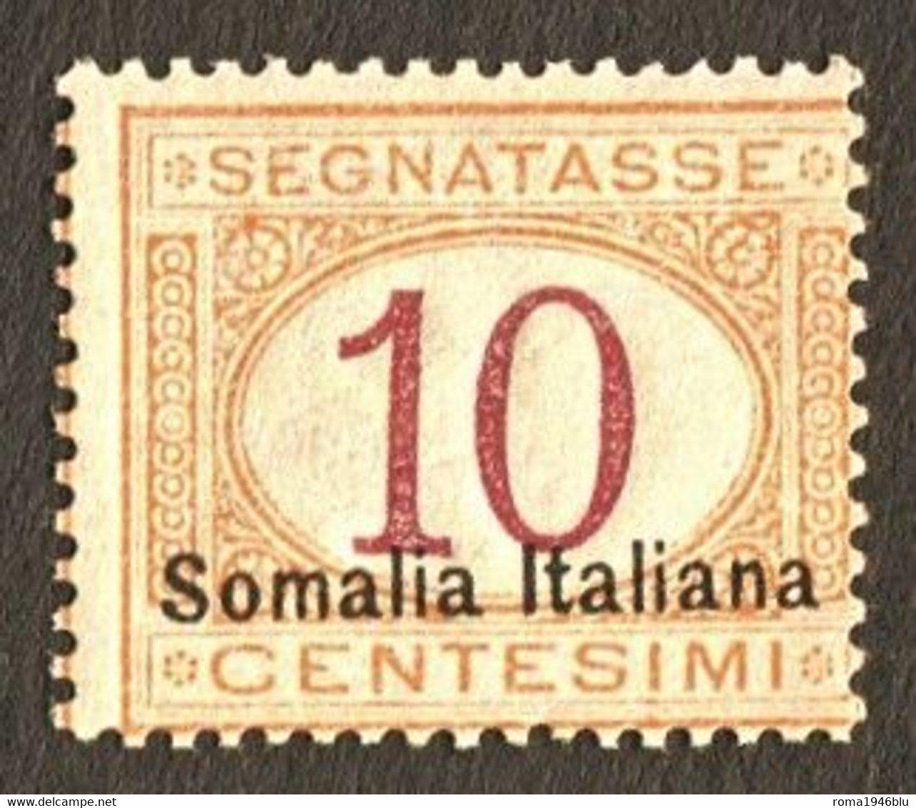 SOMALIA 1920 SEGNATASSE 10 CENT.  ** MNH - Somalia