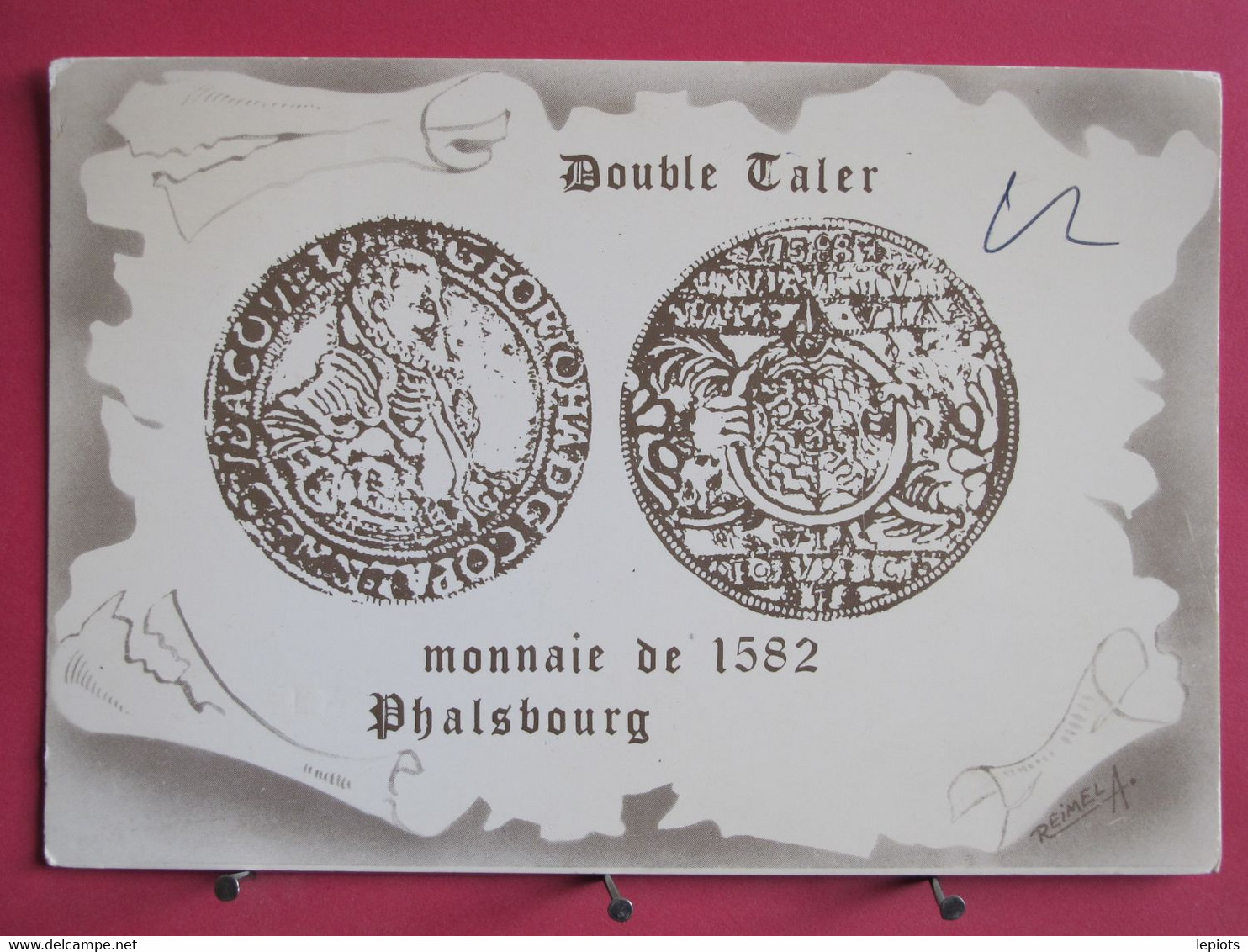 Visuel Très Peu Courant - 57 - Phalsbourg - Double Taler Monnaie De 1582 - R/verso - Phalsbourg