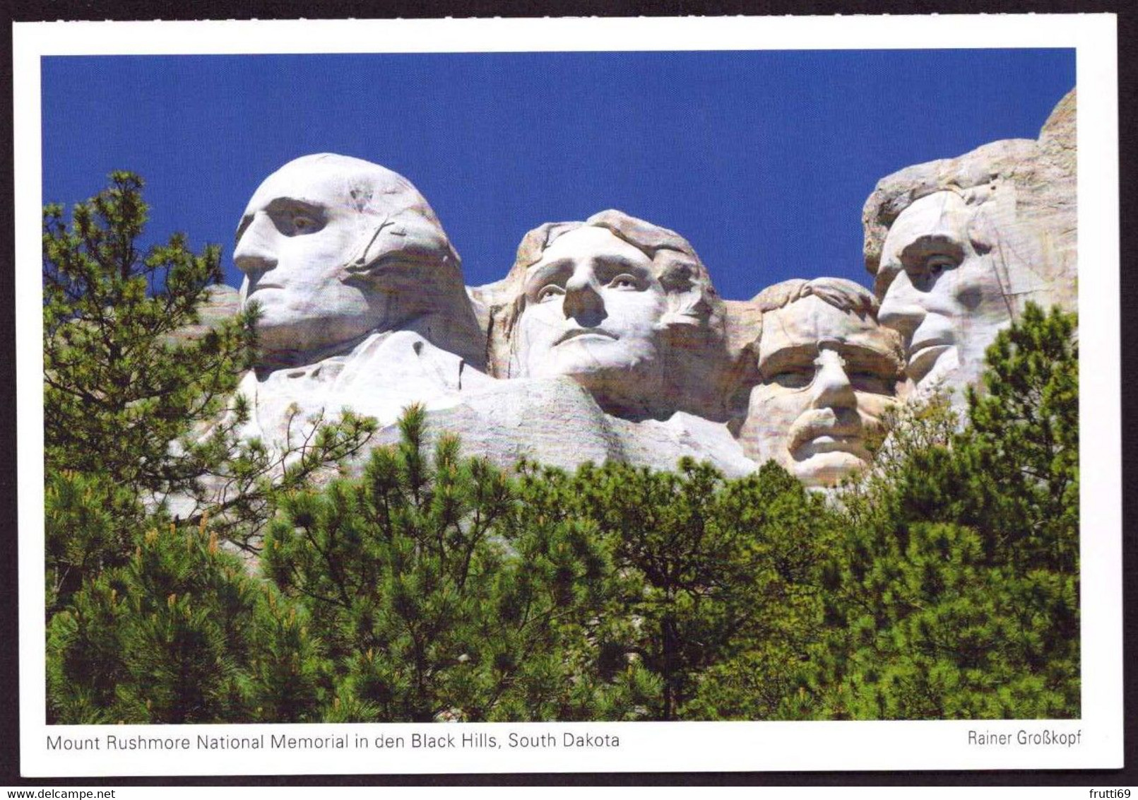 AK 001111 USA - South Dakota - Mount Rushmore National Memorial In Den Black Hills - Mount Rushmore