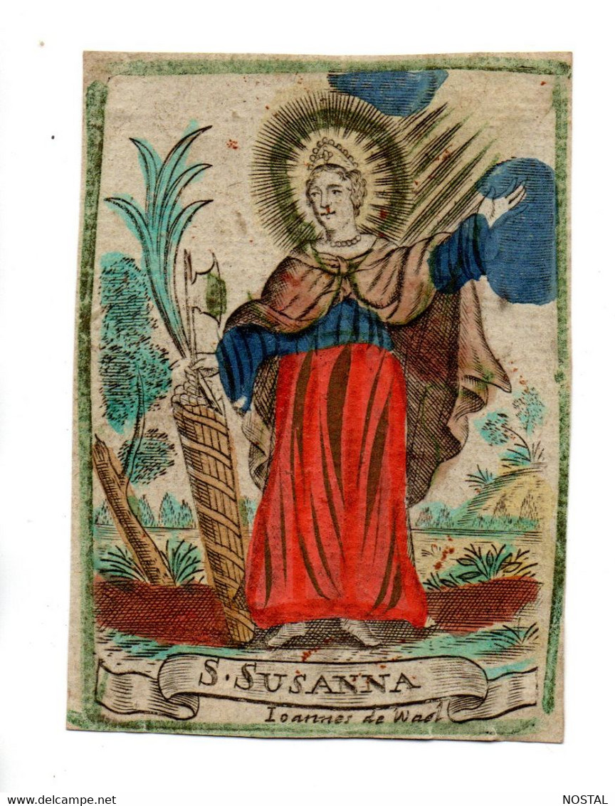 Image Pieuse 18e S.S.Susanna   6,5 X 9 Cm - Imágenes Religiosas