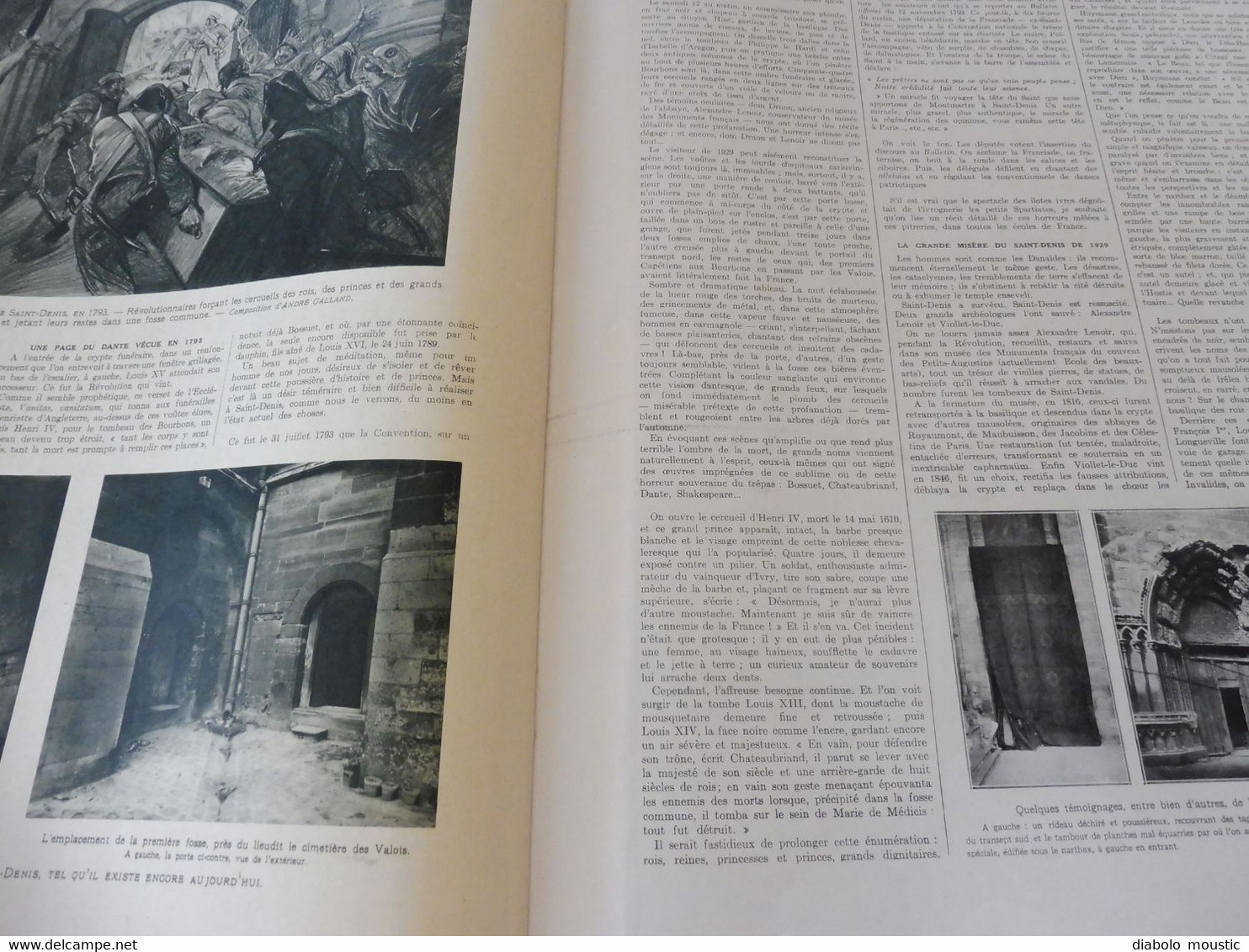 1929 :Hanoï,Han-Tchéou ;Belgique; Poilus d'Orient Yougoslavie; Salon TSF; Meiji-Temio à Tokio; Misères de St-Denis ; Etc