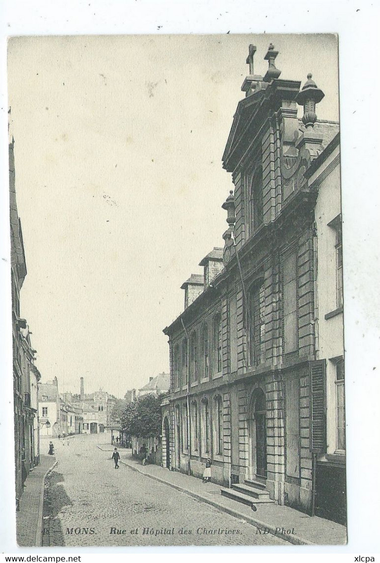 Mons Rue Et Hôpital Des Chartriers - Mons