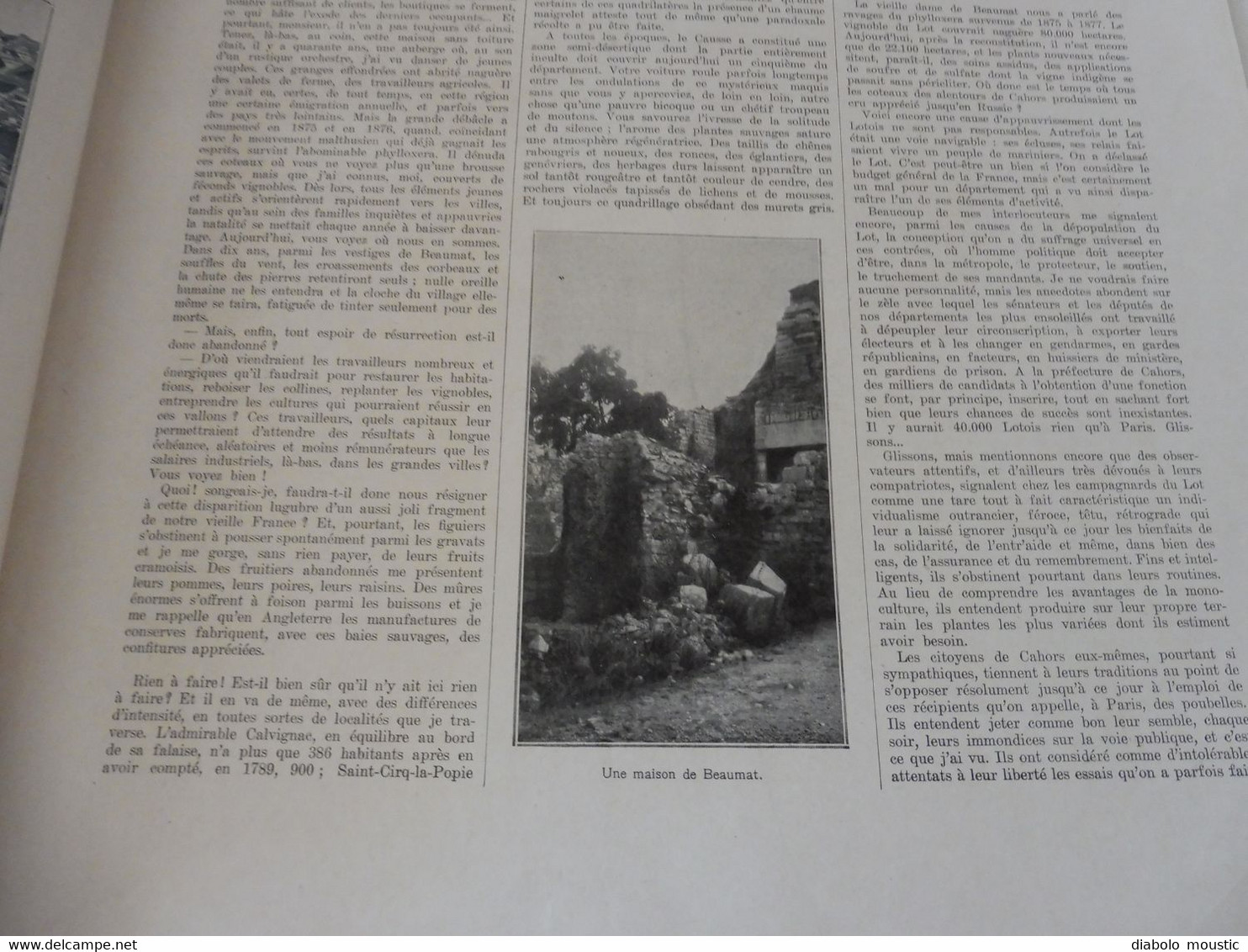 1929 :Tunnel sous la Manche;LOT (Rocamadour,Beaumat,.);Utrecht;Medical-Center USA; Train bleu Calais-Nice;Music-Hall;Etc