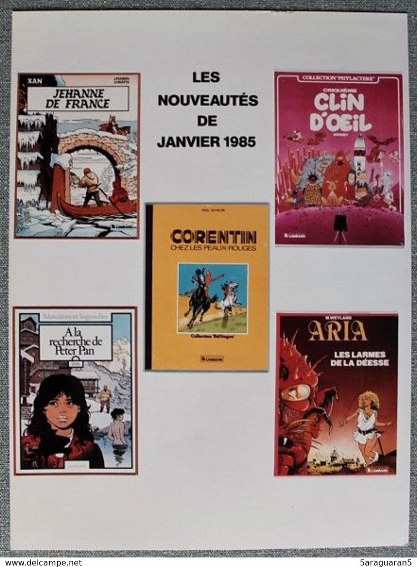 BD - Planche Publicitaire / Librairie - Aria / Corentin... - Persboek