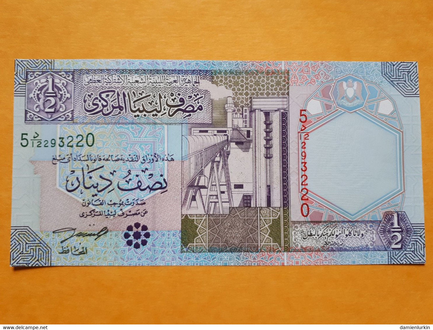 LIBYE 1/2 DINAR 2002 UNC - Libya