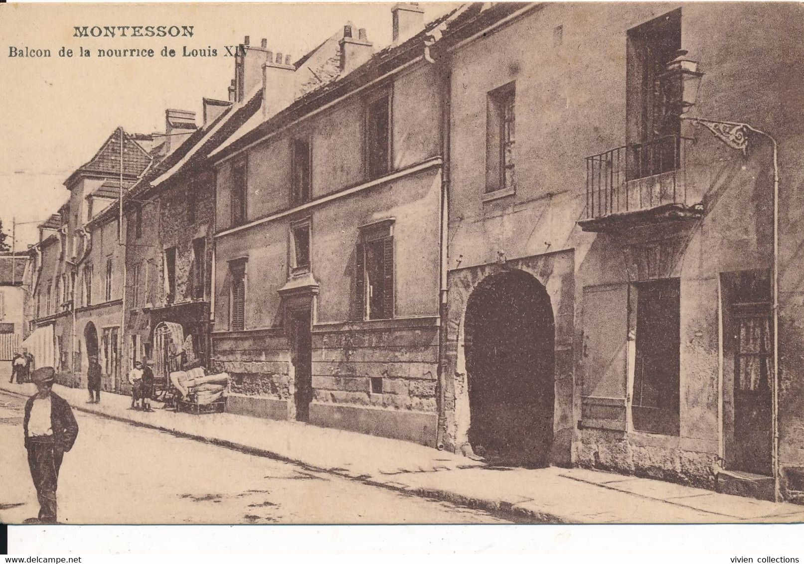 Montesson (78 Yvelines) Balcon De La Nourice De Louis XIV - IPM Violacée - Montesson