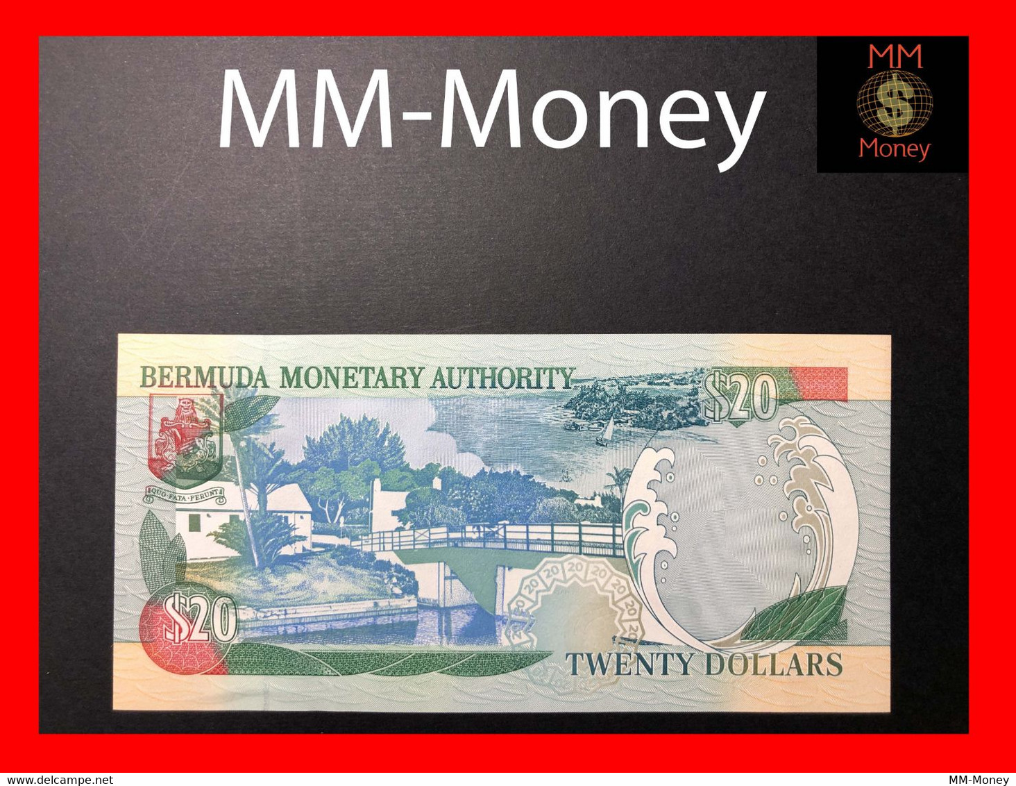 Bermuda 20 $  24.5.2000  P. 53  "nice Low Serial  00 11 88"    UNC - Bermudas