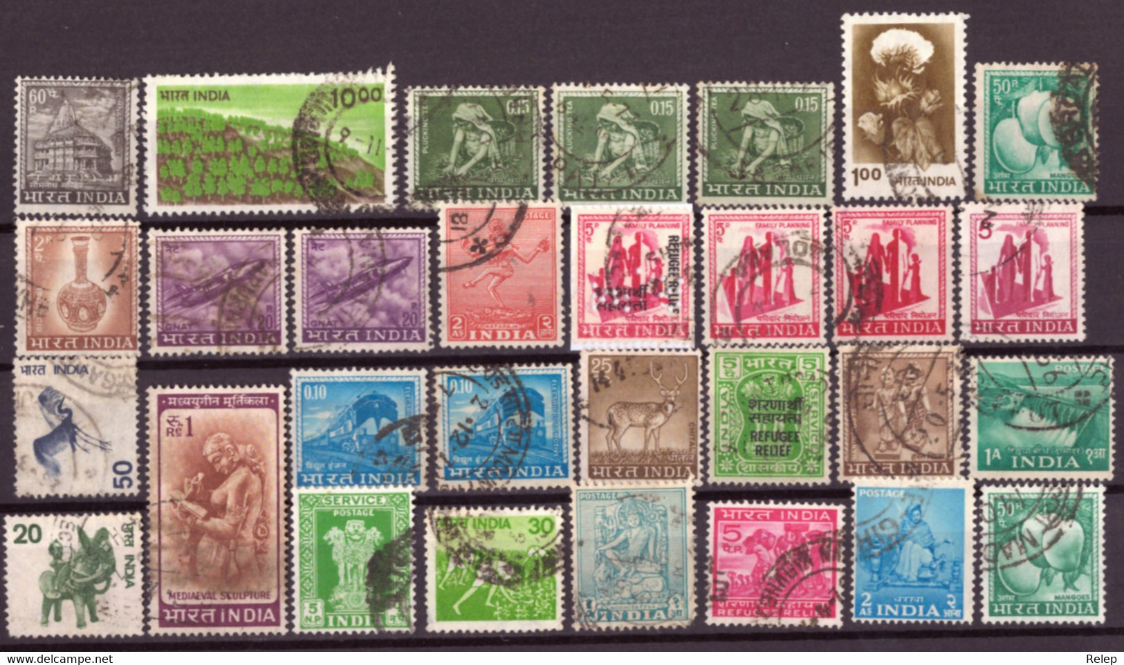 Inde - Plusieurs Timbres Oblitérés -TB -  #  Several Stamps Obliterated - TB - - Collections, Lots & Series