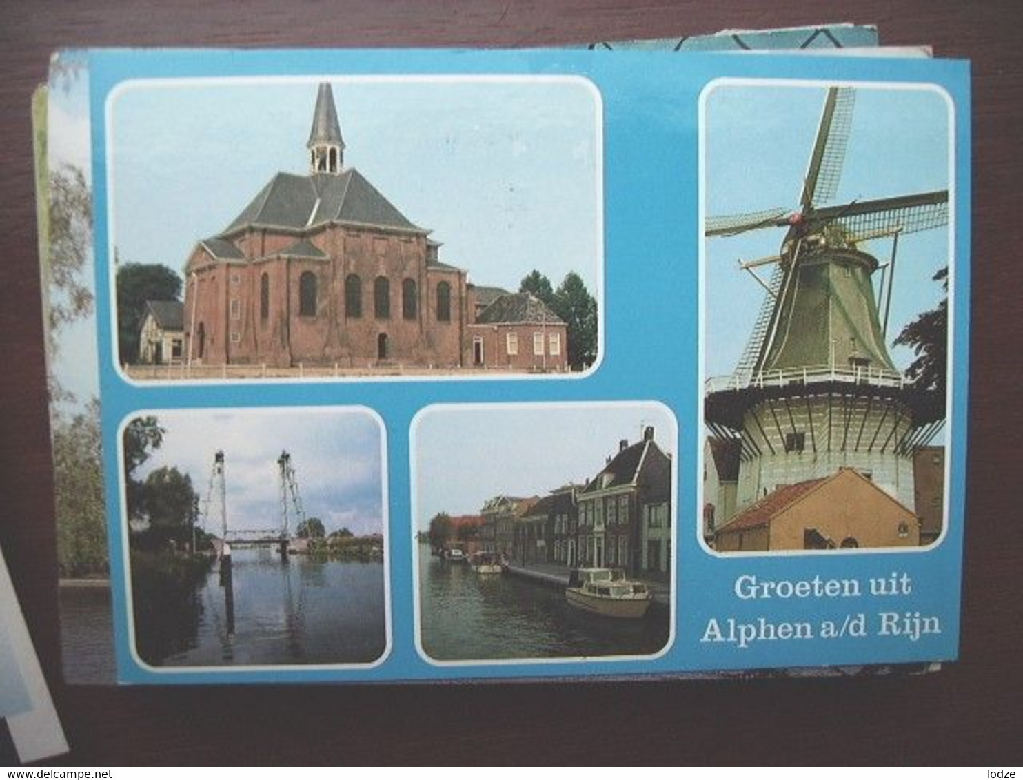 Nederland Holland Pays Bas Alphen Aan Den Rijn Met Molen En Kerk - Alphen A/d Rijn