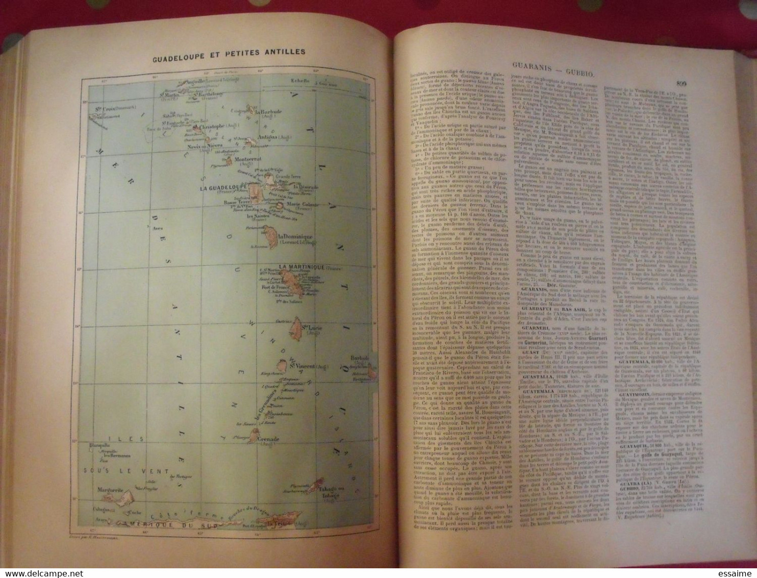 dictionnaire français illustré des mots et des choses. Larive & Fleury. 1904. en 3 tomes