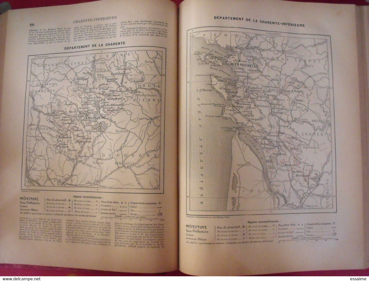 dictionnaire français illustré des mots et des choses. Larive & Fleury. 1904. en 3 tomes