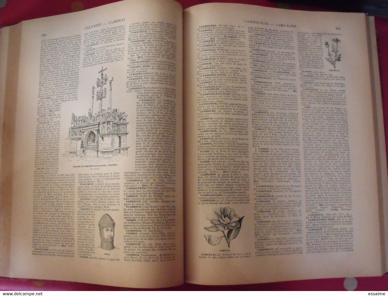 dictionnaire français illustré des mots et des choses. Larive & Fleury. 1904. en 3 tomes