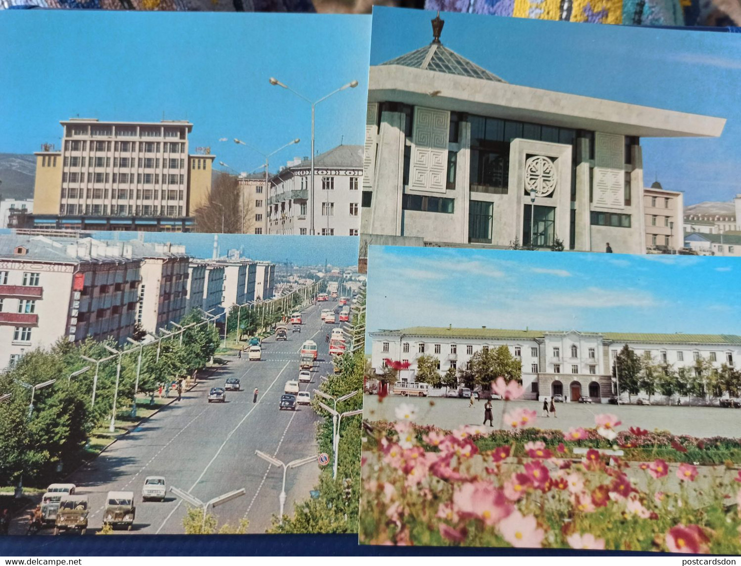 Mongolia. Ulan Bator. 1970s -  10 PCs Lot  - Old Postcard - Mongolië