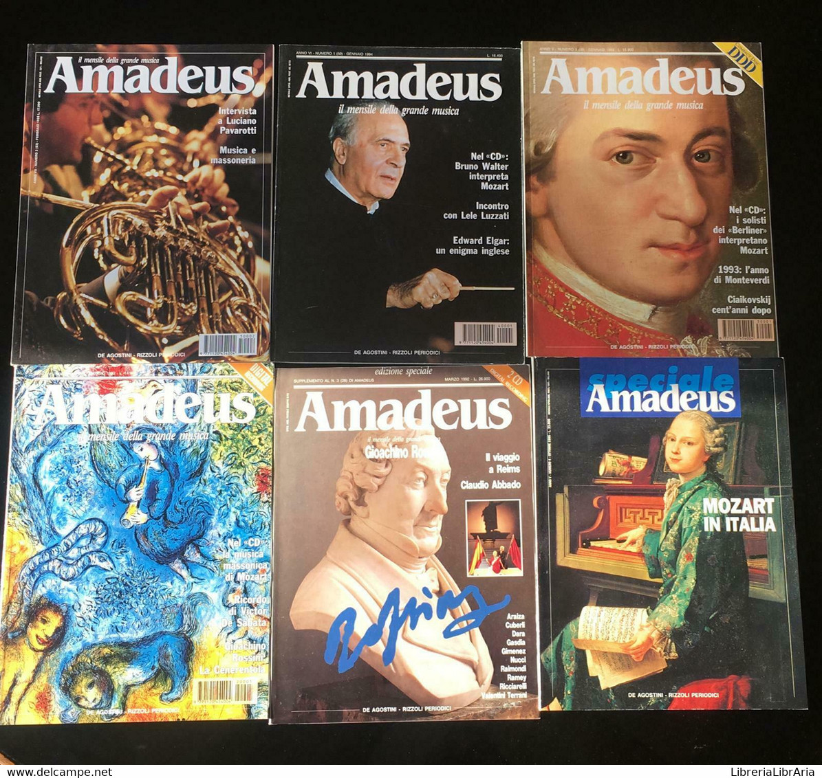 6 Numeri Amadeus - Rivista Musicale - Vari,  Deagostini - P - Corsi Di Lingue