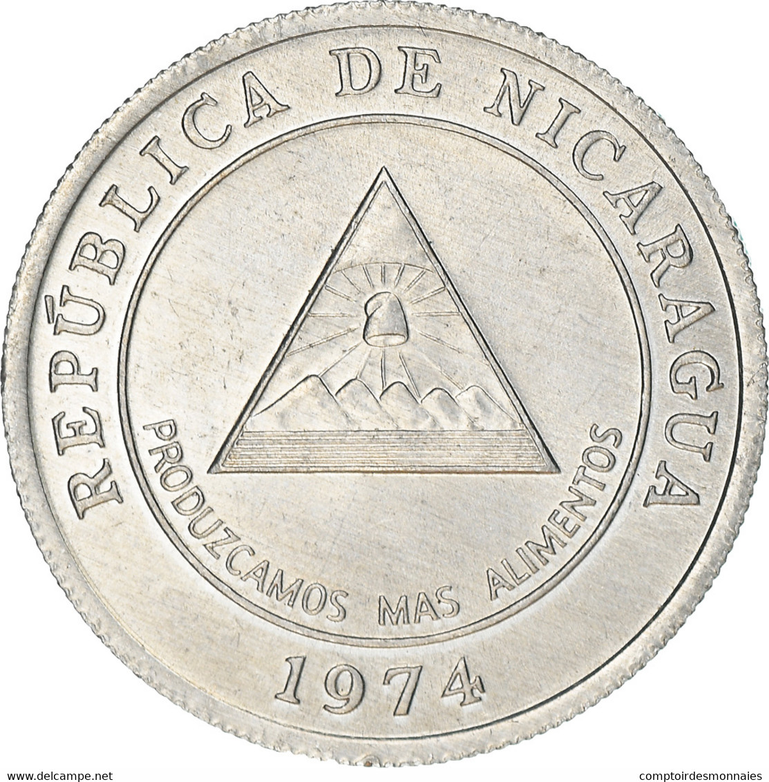 Monnaie, Nicaragua, 5 Centavos, 1974, SPL, Aluminium, KM:28 - Nicaragua