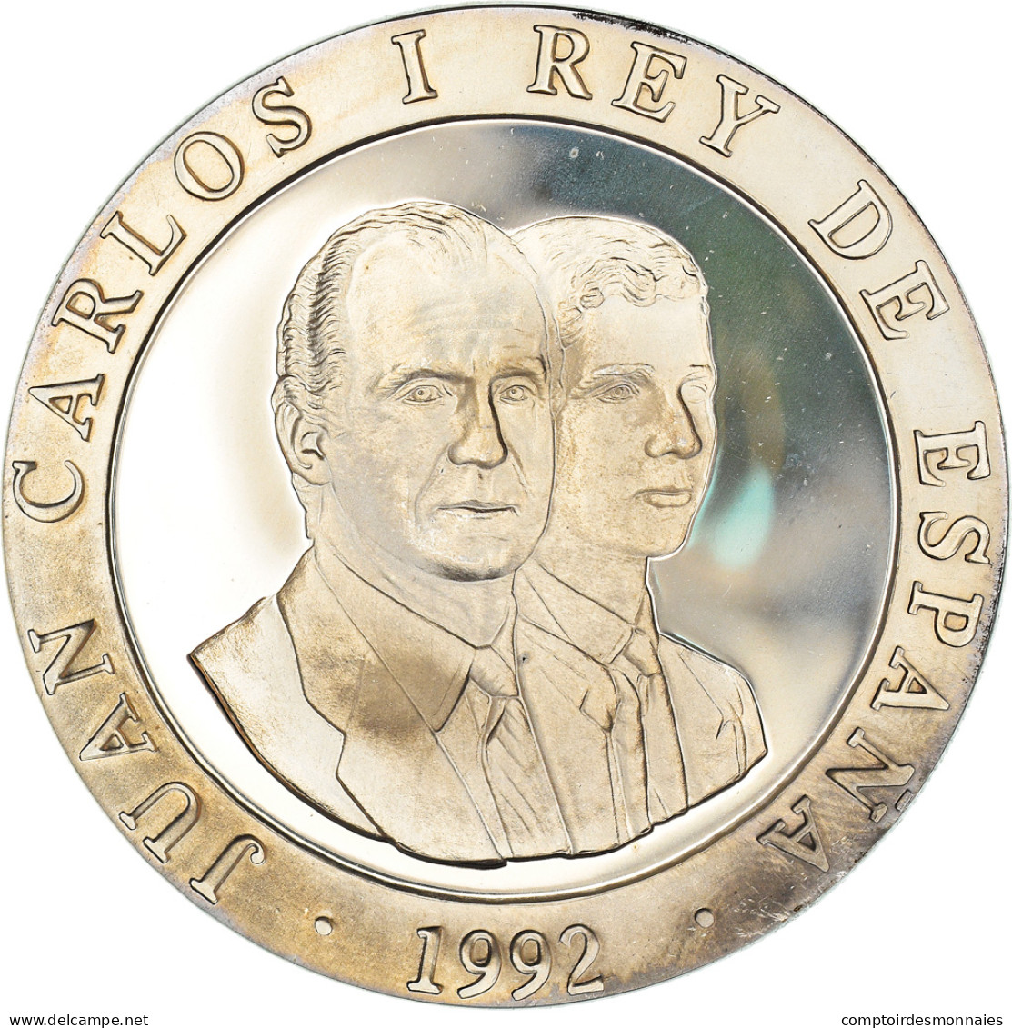 Monnaie, Espagne, Juan Carlos I, 2000 Pesetas, 1992, Madrid, FDC, Argent, KM:913 - 2 000 Pesetas