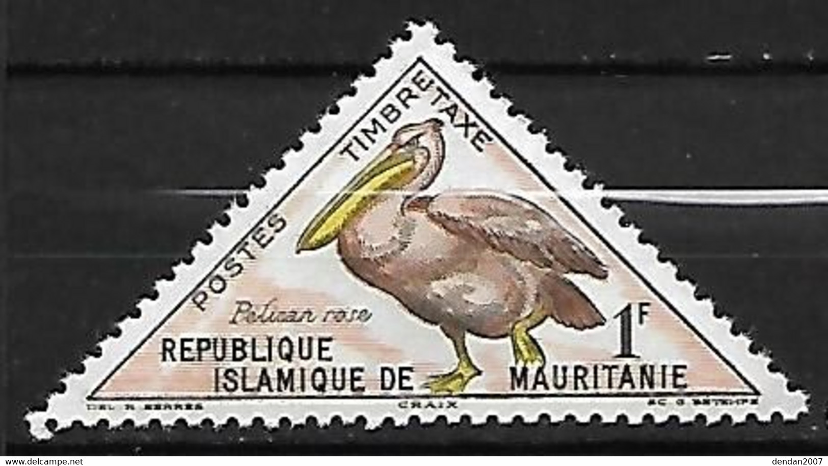 Mauritania - MNH ** 1963 :   Great White Pelican  -  Pelecanus Onocrotalus - Pélicans