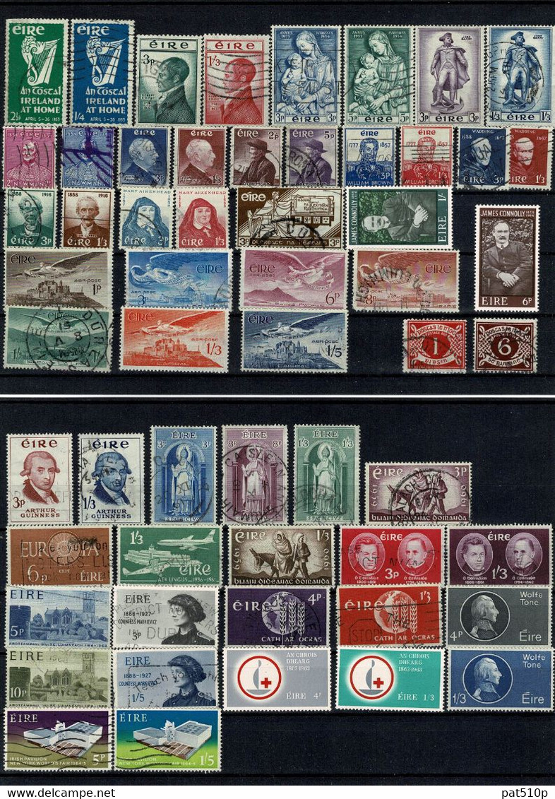 IRELAND Surcharge Lot Collection Avant 1940 Et Jusqu'en 1966 - Collections, Lots & Séries