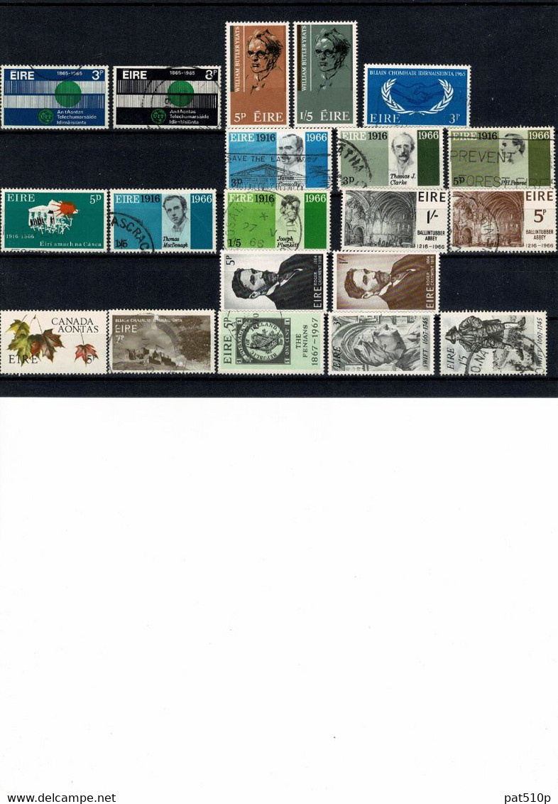 IRELAND Surcharge Lot Collection Avant 1940 Et Jusqu'en 1966 - Collections, Lots & Séries