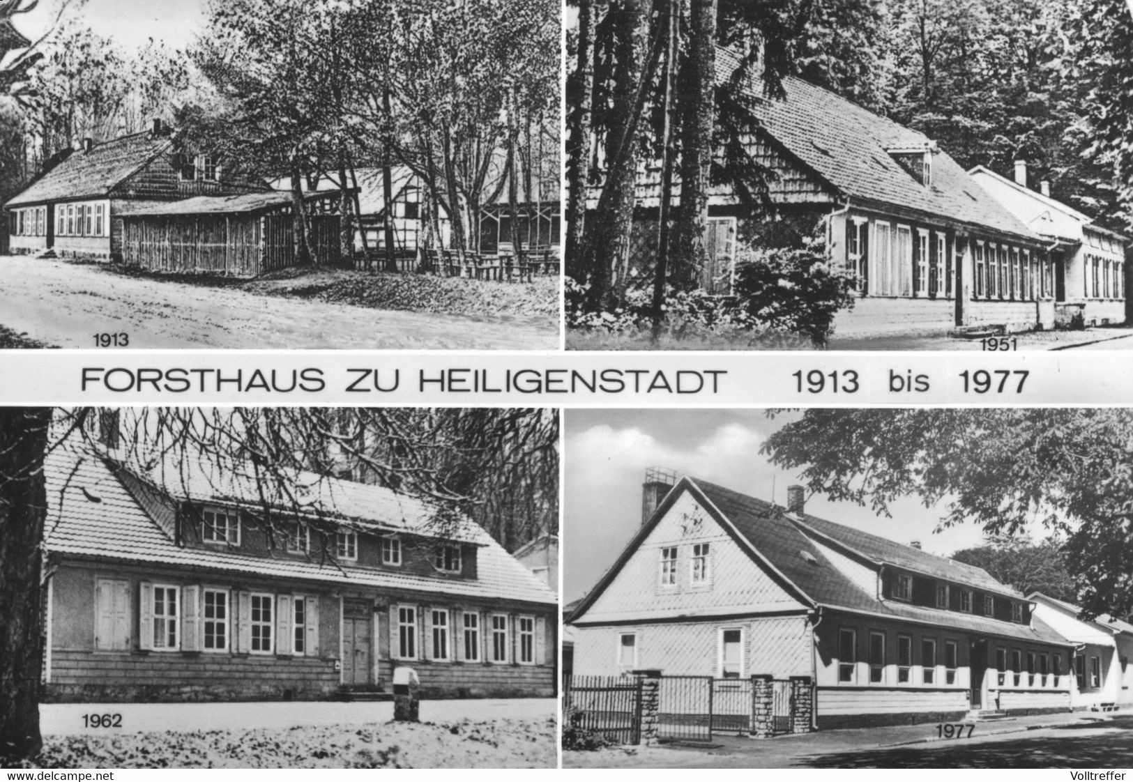 DDR AK 1988 Forsthaus Zu Heiligenstadt 1913 - 1977 - Heiligenstadt