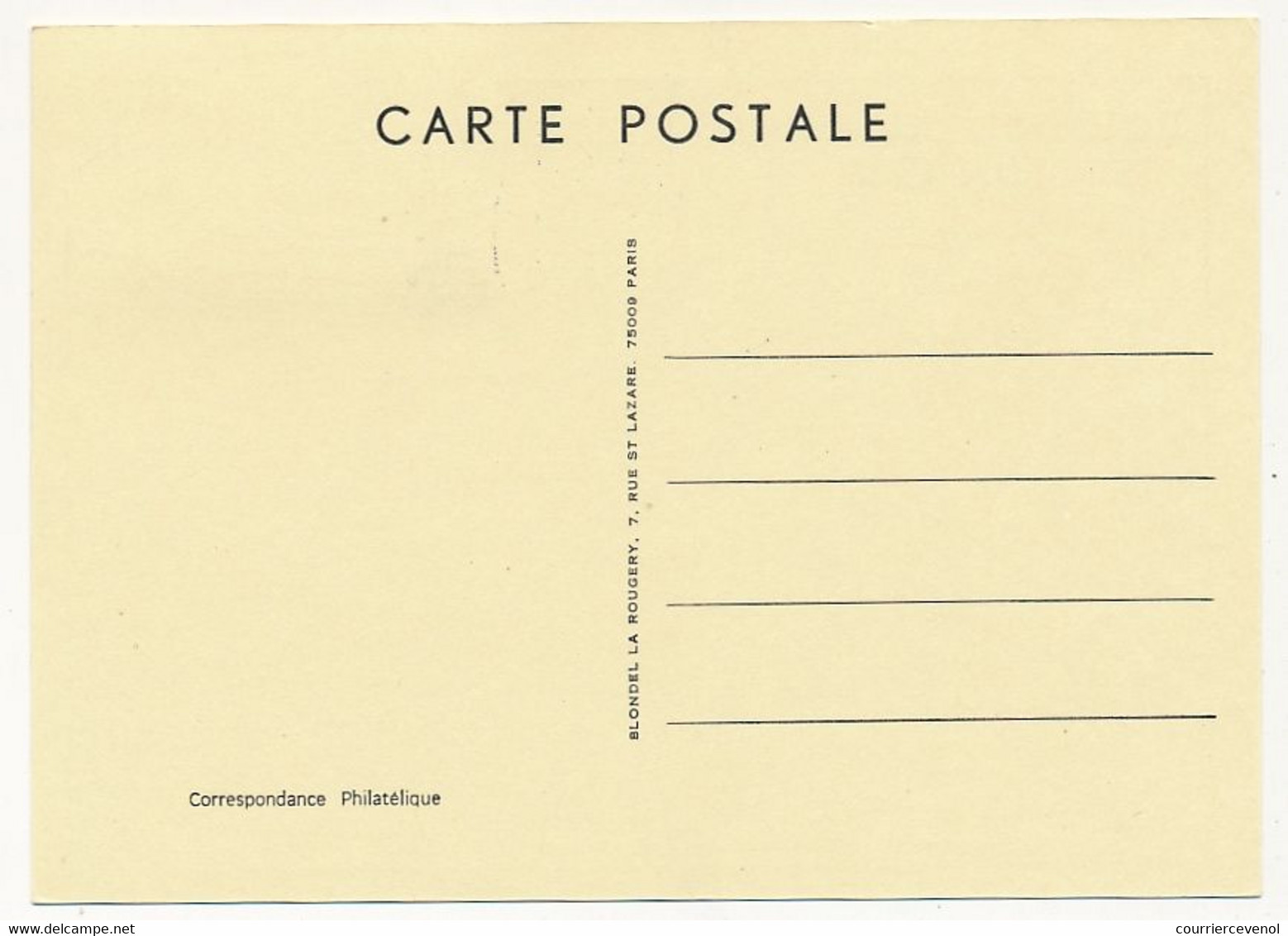 FRANCE - Carte Locale - Journée Du Timbre 1983 (Homme Dictant Une Lettre) - 83 TOULON - Dag Van De Postzegel