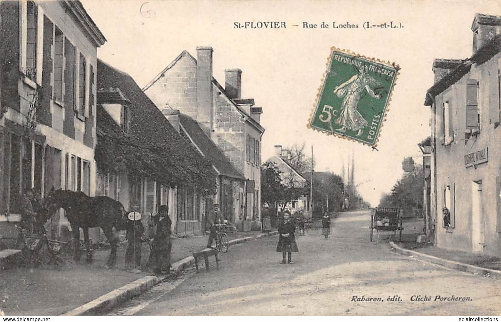 Saint-Flovier        37        Rue De Loches.    Maréchal Ferrand        (voir Scan) - Autres & Non Classés