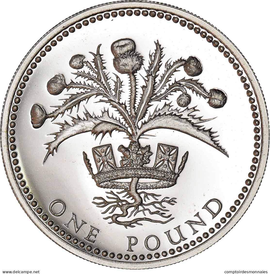Monnaie, Grande-Bretagne, Elizabeth II, Pound, 1984, FDC, Nickel-brass, KM:934 - 1 Pond