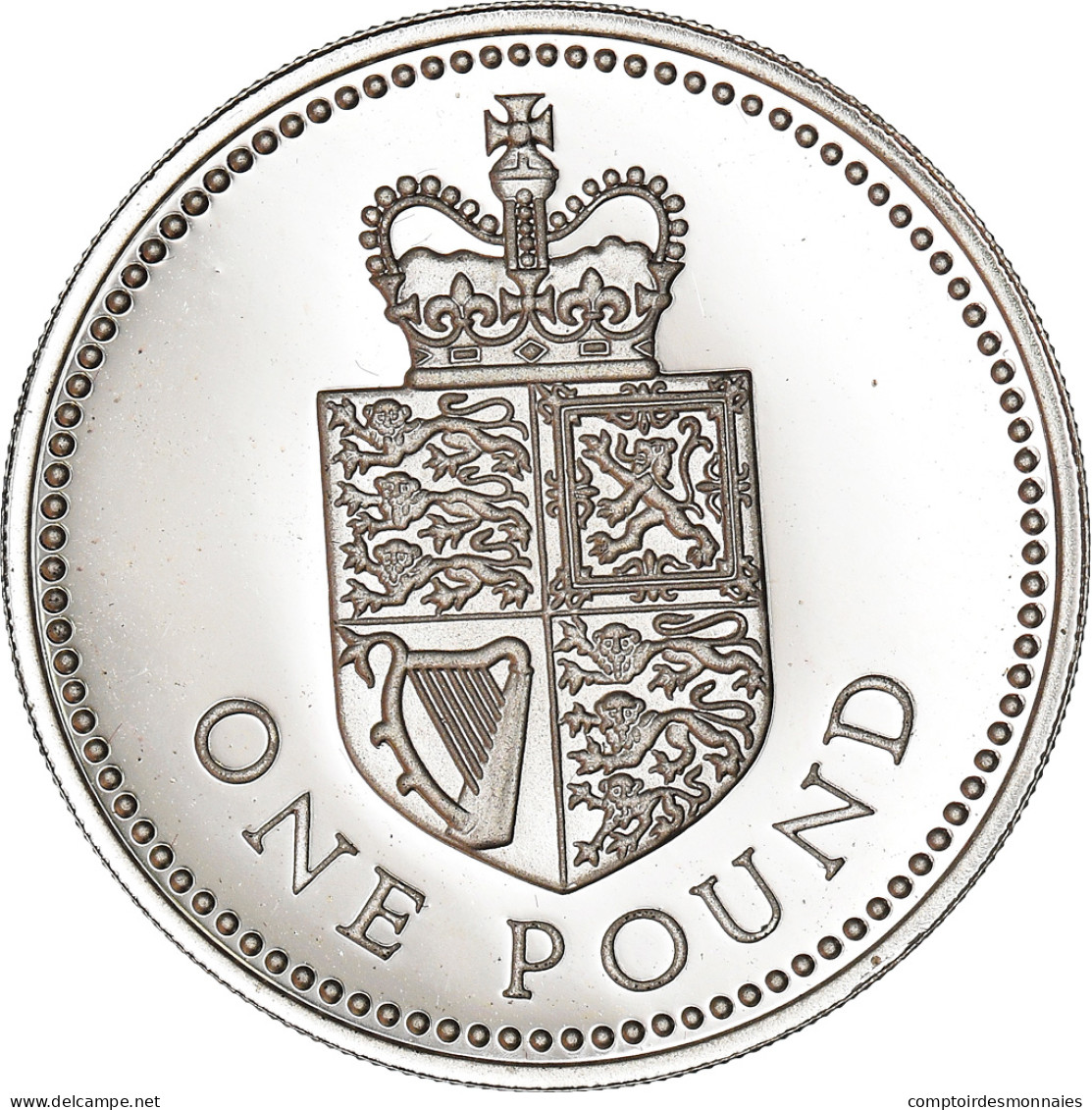 Monnaie, Grande-Bretagne, Elizabeth II, Pound, 1988, FDC, Nickel-brass, KM:946 - 1 Pond