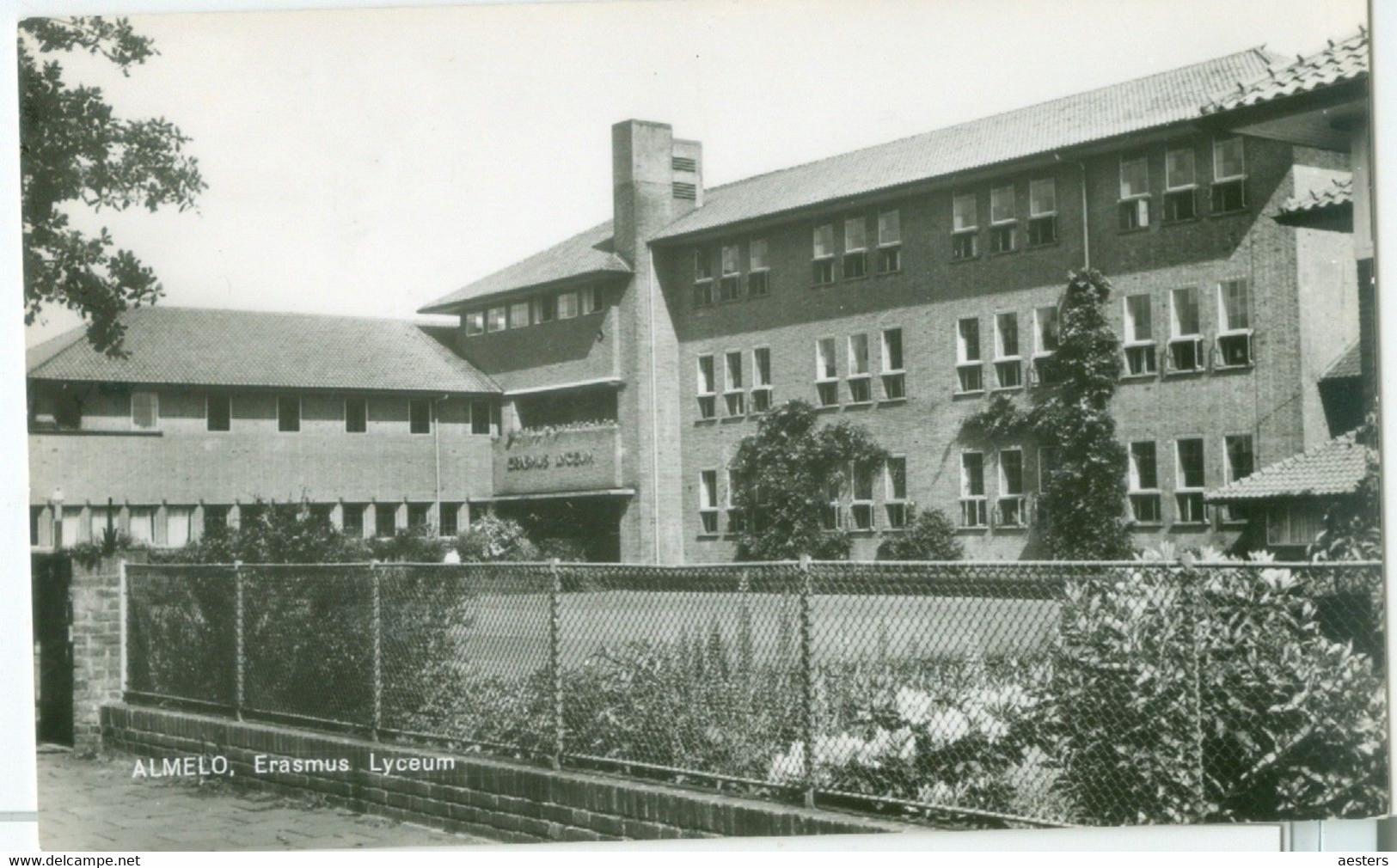 Almelo; Erasmus Lyceum - Niet Gelopen. (Holtman & Hospers - Almelo) - Almelo