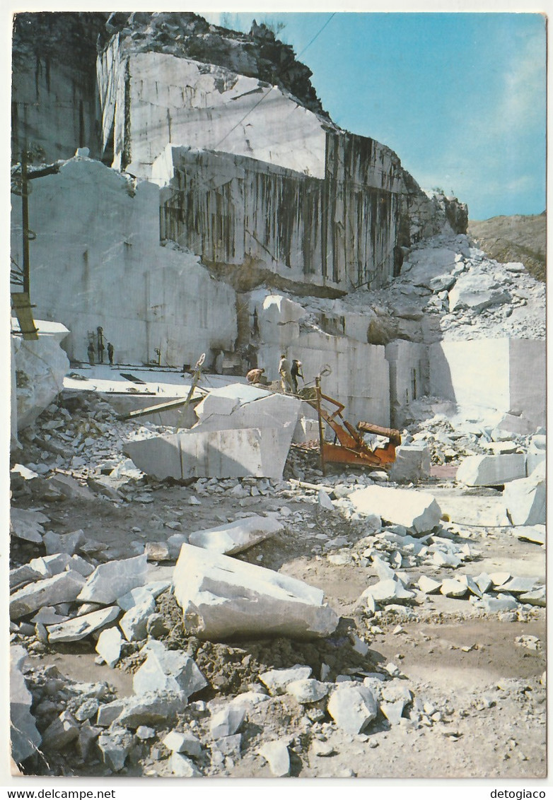 LE APUANE - MASSA - CAVE DI MARMO - VIAGG. 1974 -68809- - Massa