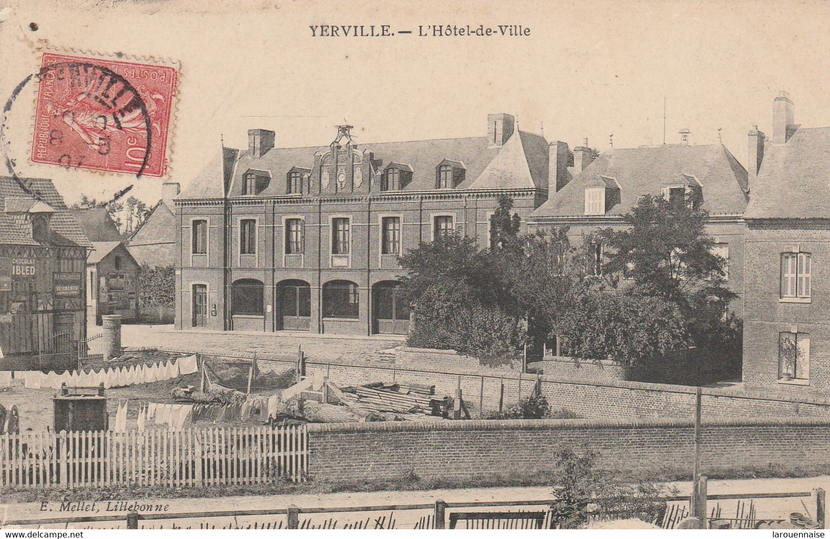 76 - YERVILLE - L' Hôtel De Ville - Yerville