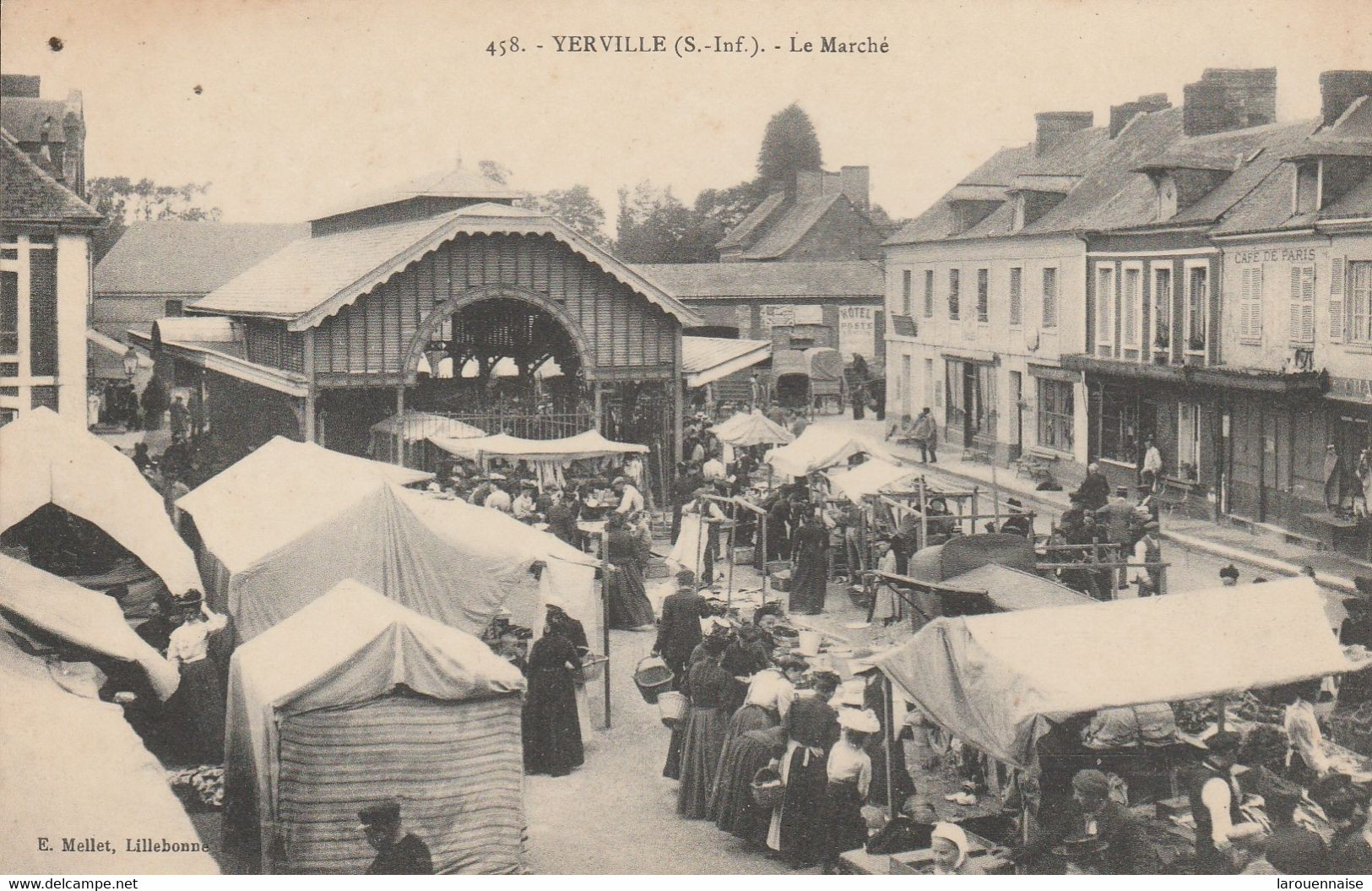 76 - YERVILLE - Le Marché - Yerville