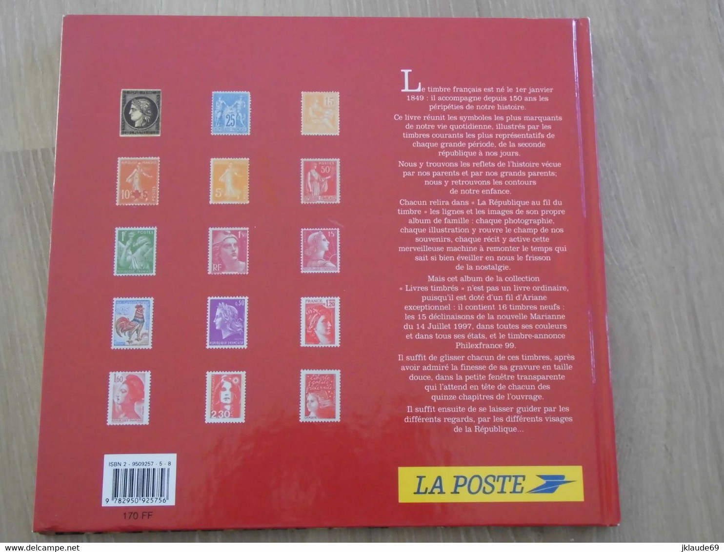 France Livre "La République Au Fil Des Timbres " (1997) Complet Avec Timbres  Neufs ** MNH. TB** (faciale + 9€) - Collectors