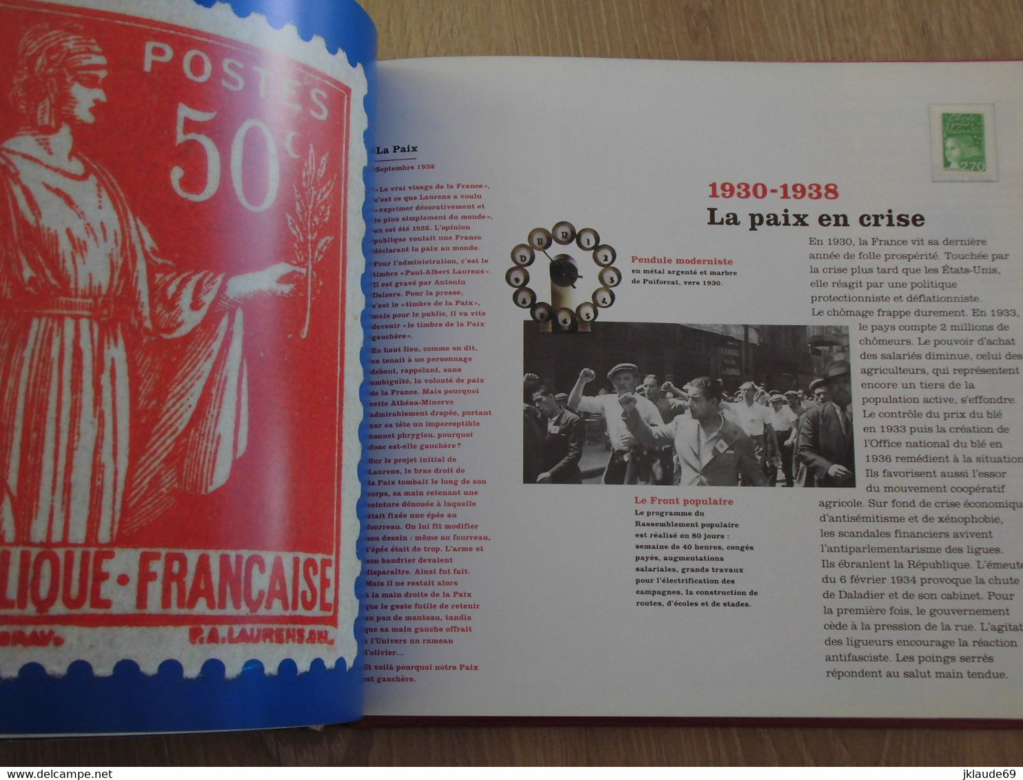 France livre "La république au fil des timbres " (1997) complet avec timbres  neufs ** MNH. TB** (faciale + 9€)