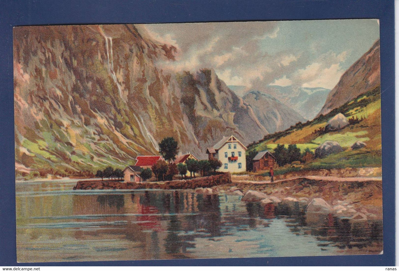 CPA Norvège Norge Norway Non Circulé Litho éditeur Stengel Gudvangen - Norwegen