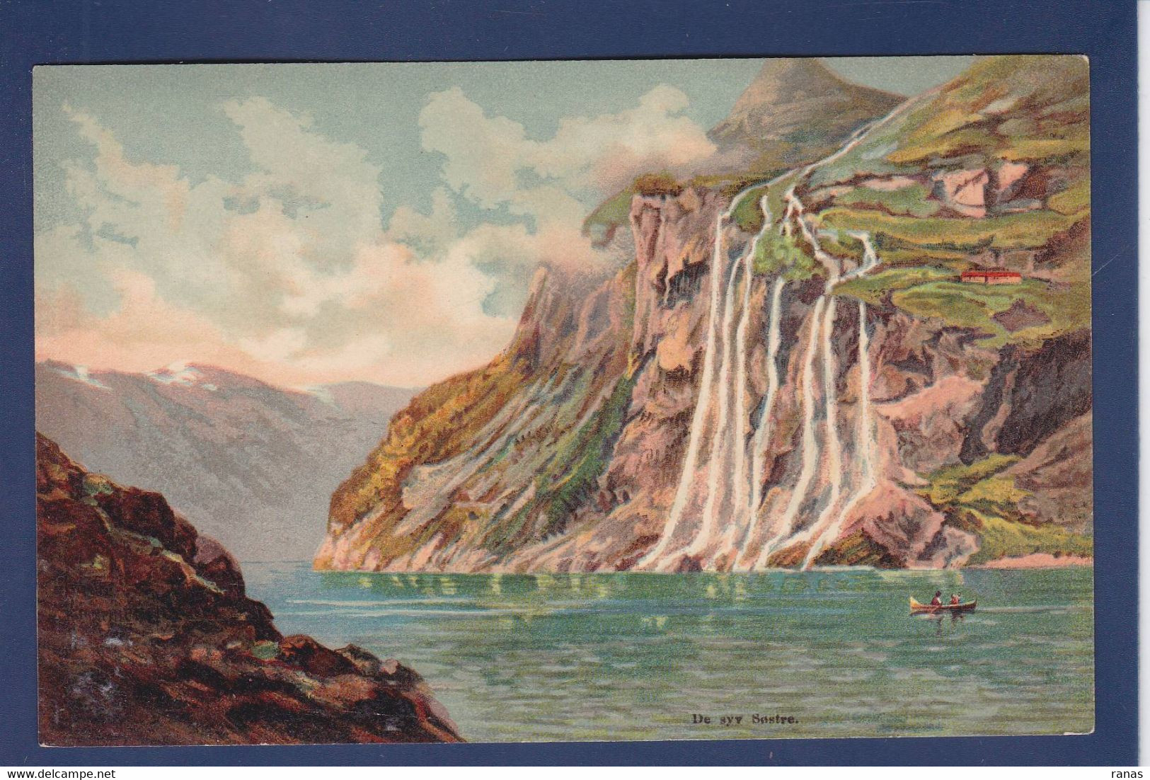 CPA Norvège Norge Norway Non Circulé Litho éditeur Stengel Gelrangerfjord - Norvège