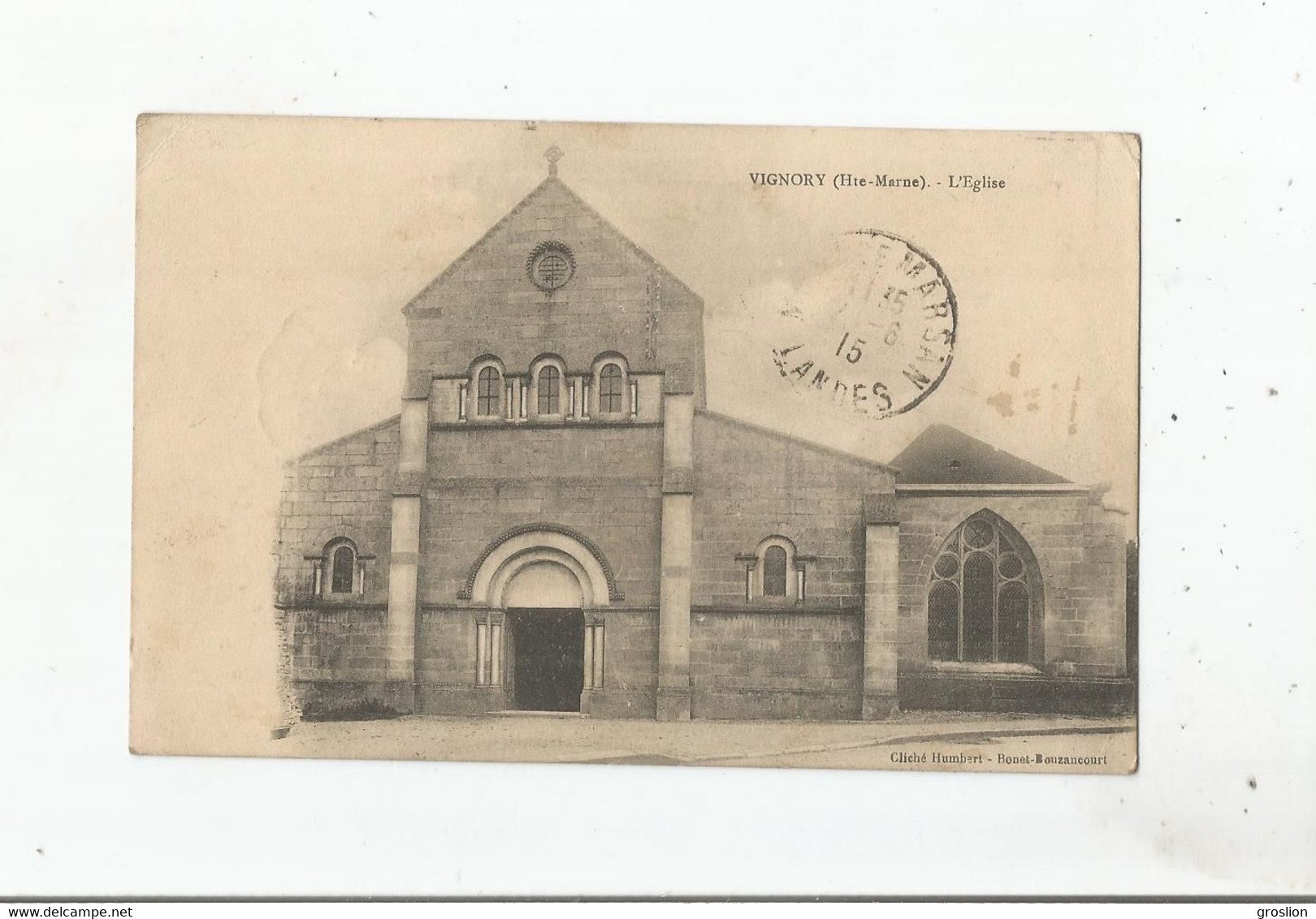 VIGNORY (HAUTE MARNE) L'EGLISE 1915 - Vignory