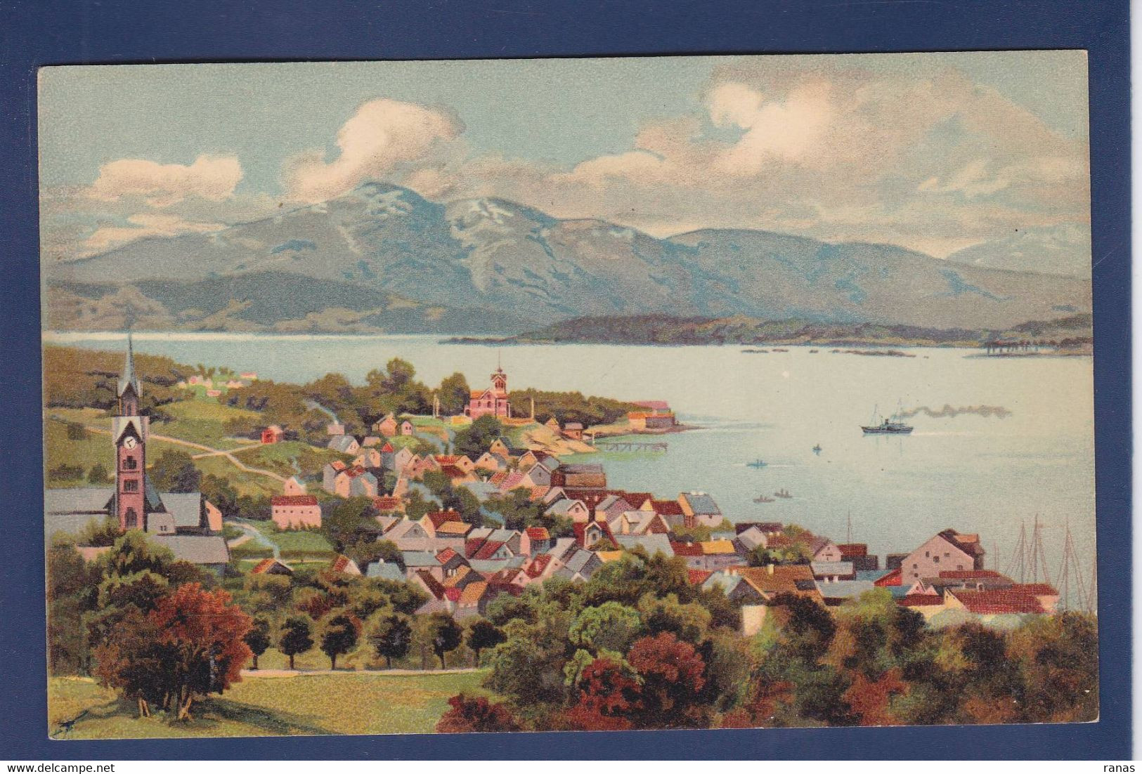 CPA Norvège Norge Norway Non Circulé Litho éditeur Stengel Molde - Norvège