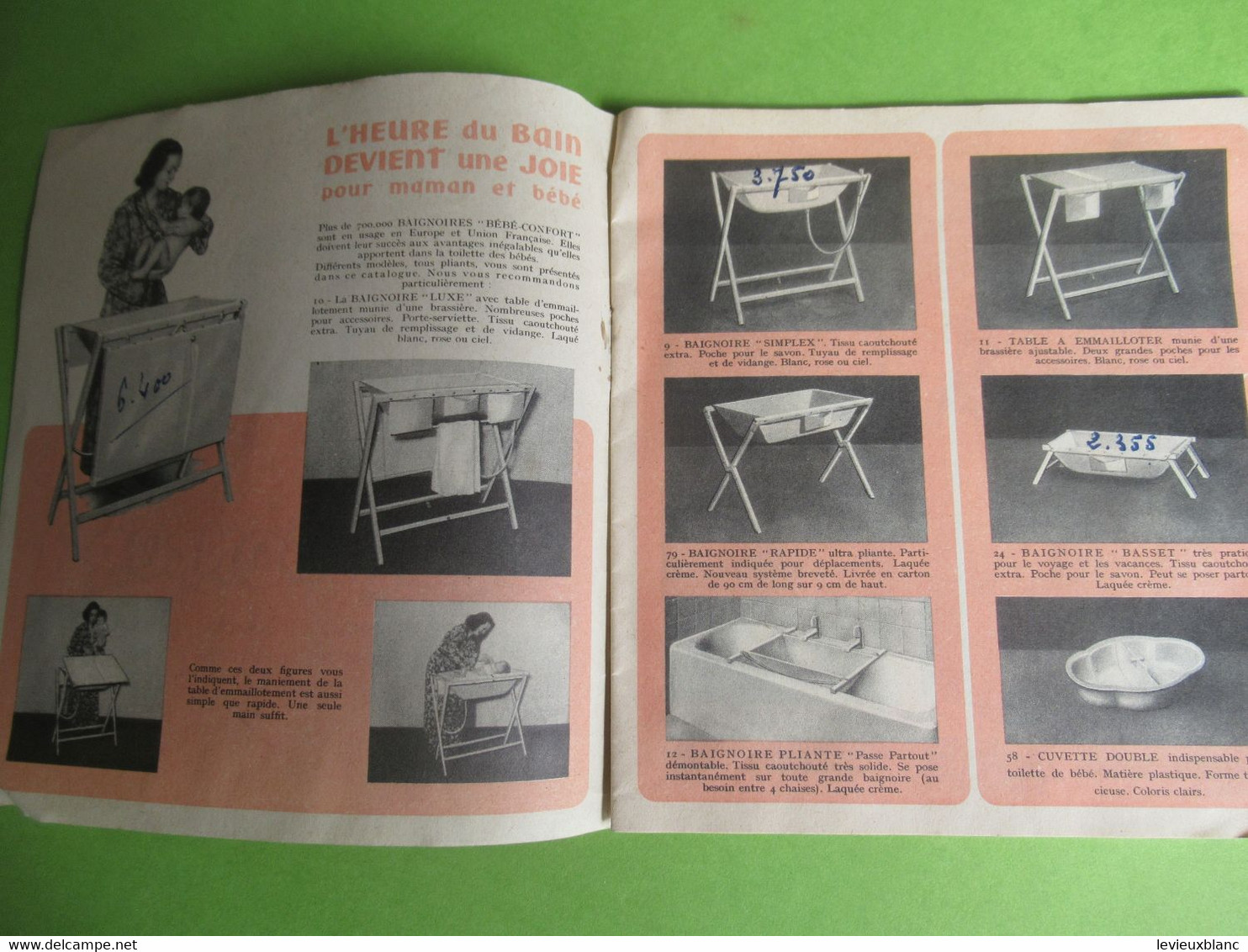 Catalogue Publicitaire/ BEBE-CONFORT/ Articles Pratiques Pour Le Confort Et L'Hygiène Des Enfants/ Vers 1950-60  PARF234 - Toebehoren