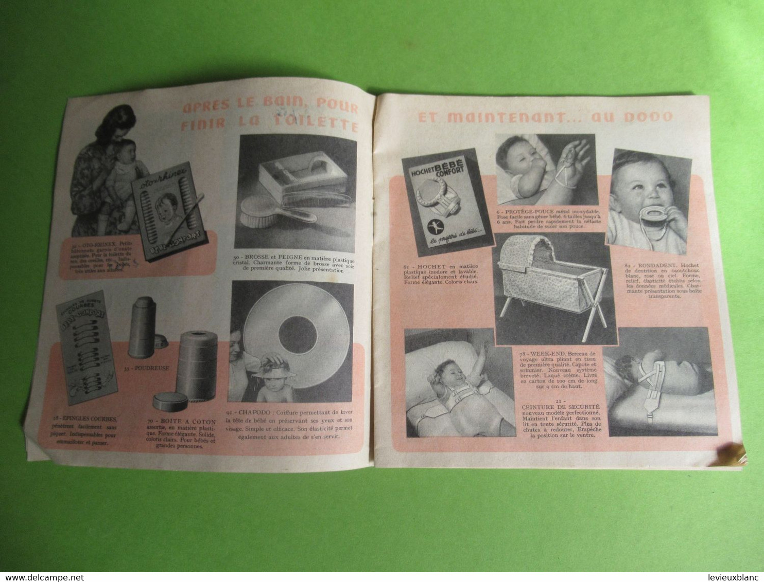 Catalogue Publicitaire/ BEBE-CONFORT/ Articles Pratiques Pour Le Confort Et L'Hygiène Des Enfants/ Vers 1950-60  PARF234 - Materiale Di Profumeria