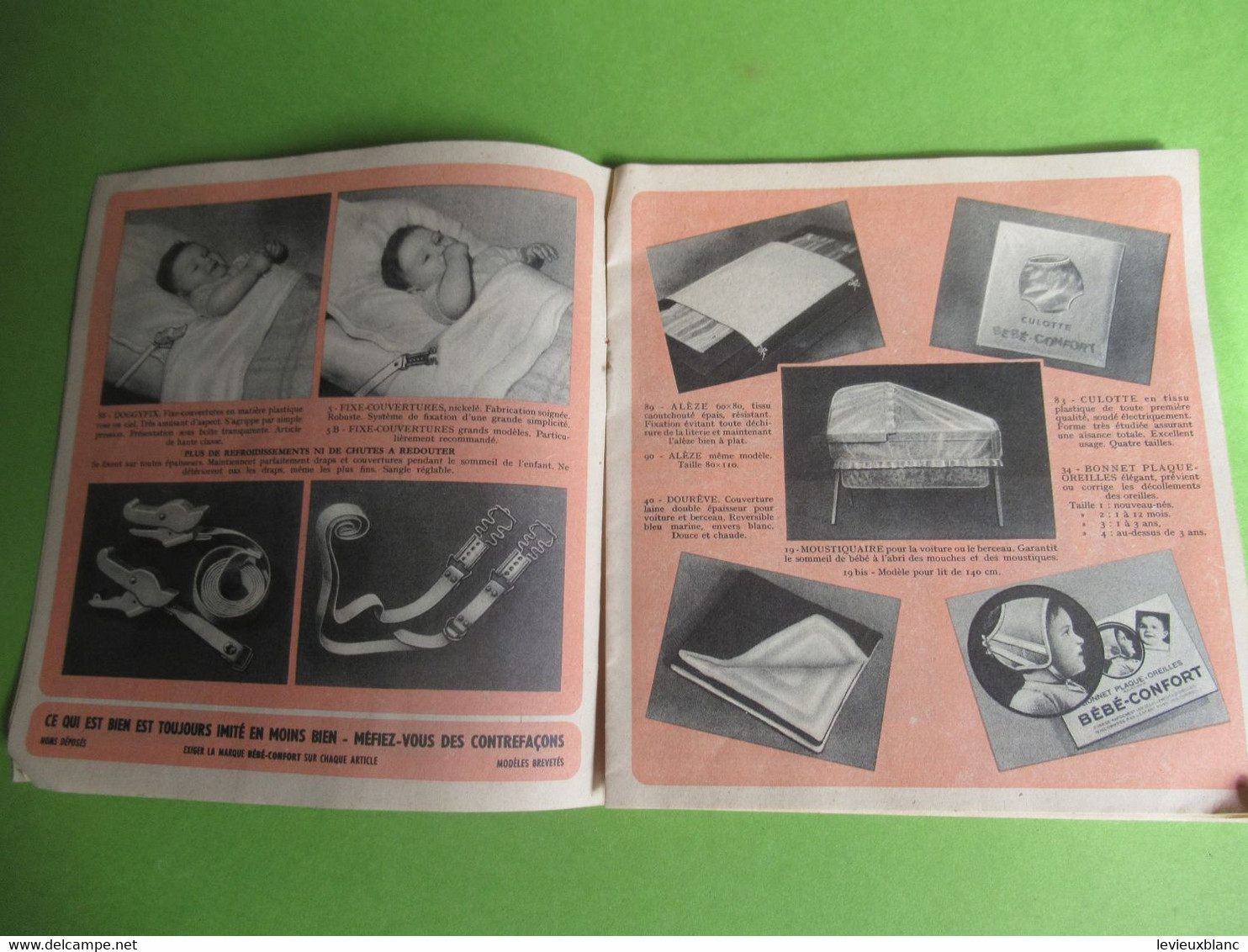 Catalogue Publicitaire/ BEBE-CONFORT/ Articles Pratiques Pour Le Confort Et L'Hygiène Des Enfants/ Vers 1950-60  PARF234 - Accessories