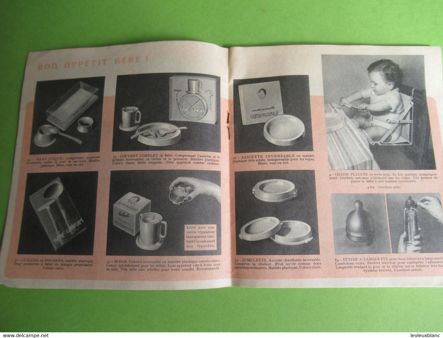 Catalogue Publicitaire/ BEBE-CONFORT/ Articles Pratiques Pour Le Confort Et L'Hygiène Des Enfants/ Vers 1950-60  PARF234 - Toebehoren