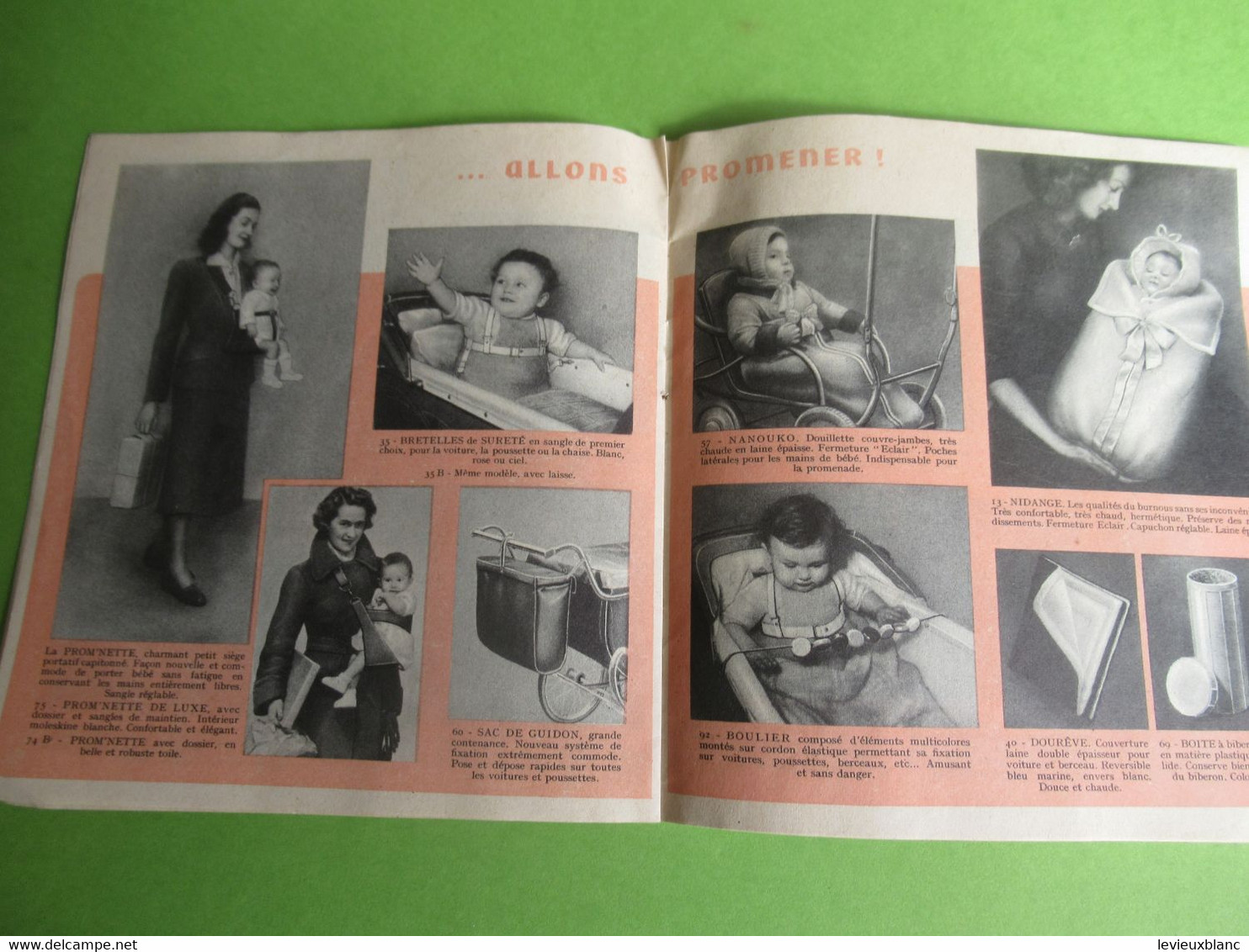 Catalogue publicitaire/ BEBE-CONFORT/ Articles pratiques pour le confort et l'Hygiène des Enfants/ Vers 1950-60  PARF234