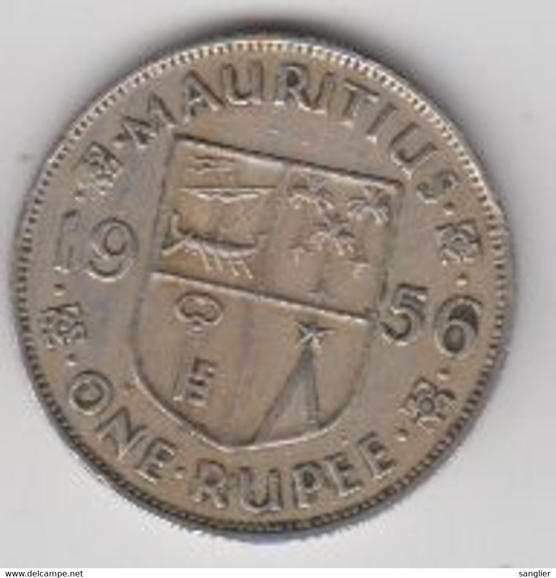 MAURITIUS - ONE RUPEE 1956 - Mauritanië