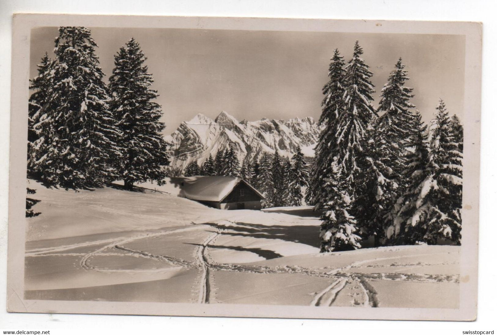 FLUMSERBERG Untere Molseralp Mit Sichelkamm Ski-Spuren Photo E. Widmer Walenstadt - Walenstadt