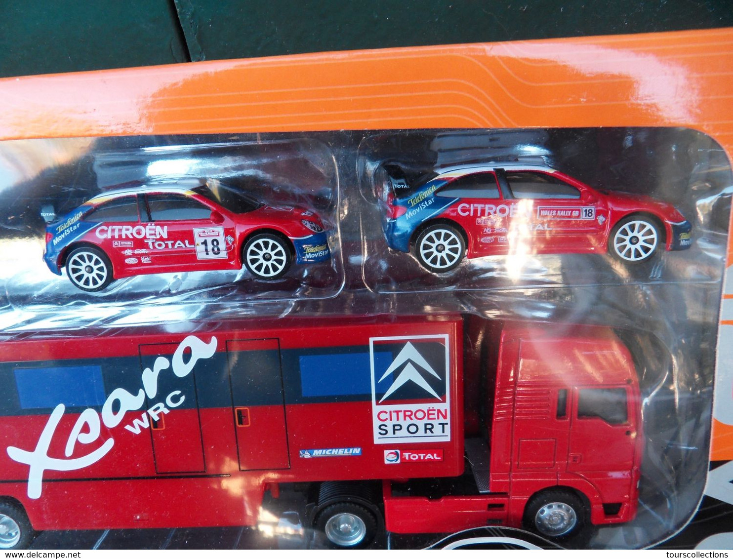 RARE COFFRET CAMION SEMI REMORQUE MAJORETTE Collection Maxi Trucks Citroen Xsara WRC Sport Boite D'origine Comme Neuve ! - Majorette